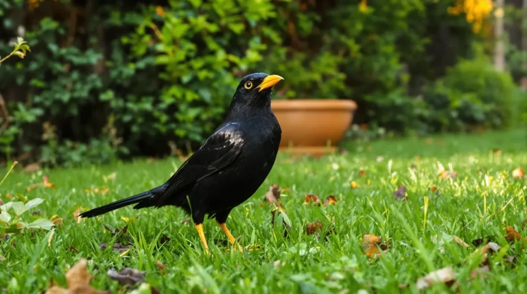Merle dans le jardin : quelle est sa signification, et ce que sa présence révèle vraiment ?