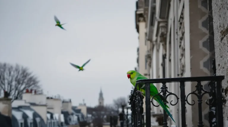 Perruches vertes : d'où viennent ces oiseaux exotiques qui ont colonisé Paris et toute l'Île-de-France ?